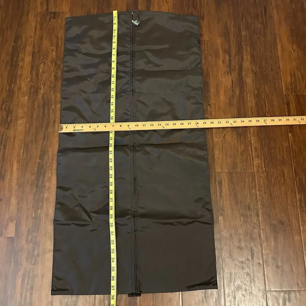 LOUIS VUITTON Garments Bag w/ Hanger Brown Travel Suit Dress Dust Cover NWOT